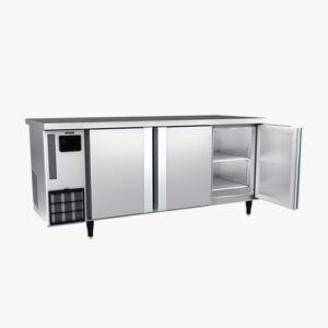 SS 3 Door Undercounter Freezer